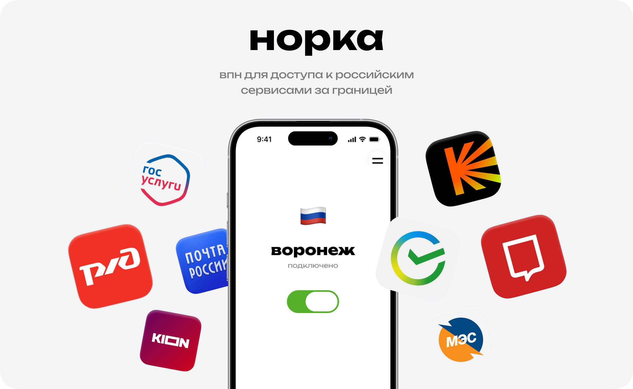 Норка VPN для доступа к Озон за границей