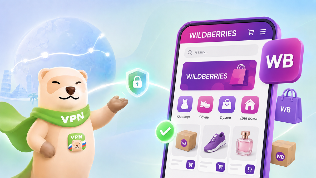 Wildberries за границей в 2026 году: почему пишет "отключите VPN" и что с этим делать