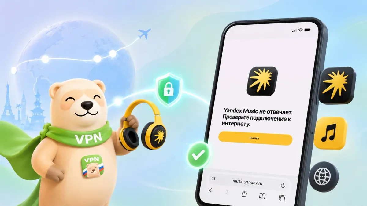 Яндекс Музыка за границей: работает ли и как слушать в 2026 году 🎧