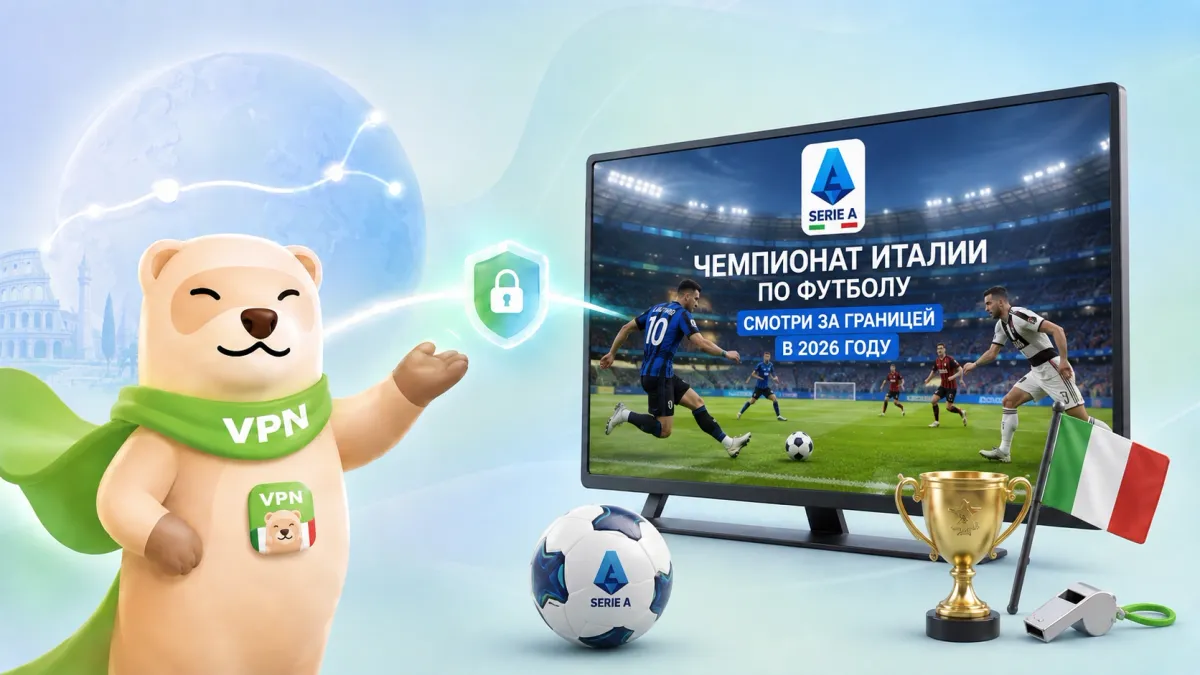 Как смотреть чемпионат Италии по футболу за границей в 2026 году ⚽️