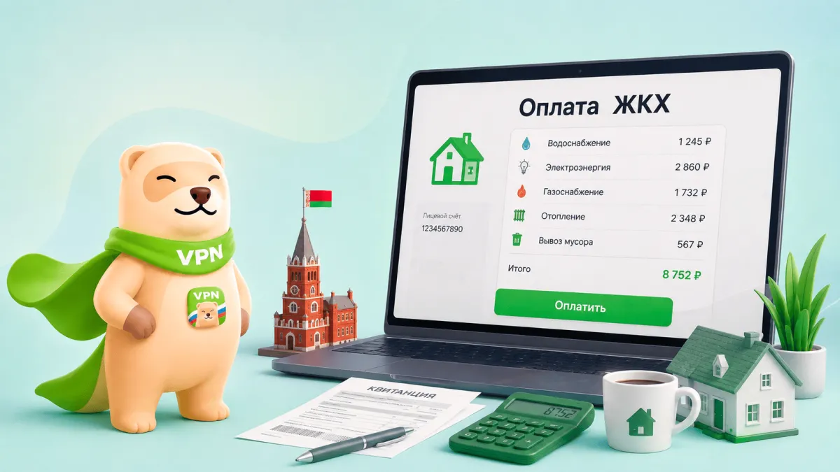 Как оплатить российские счета по ЖКХ из Беларуси в 2026 году 🇧🇾