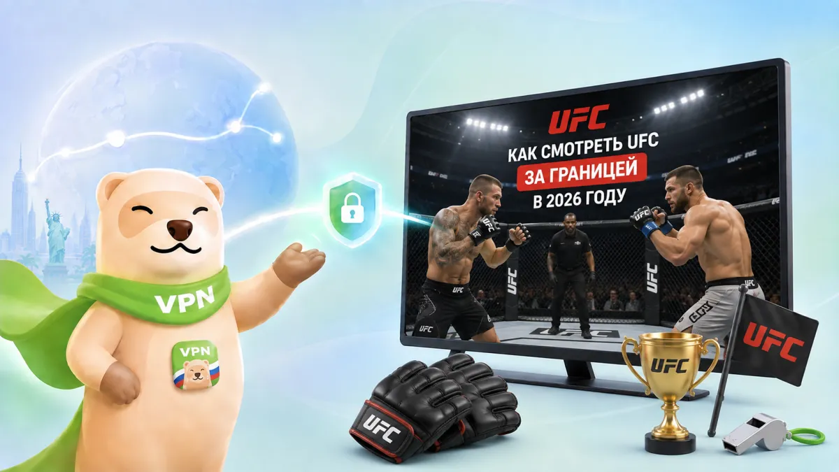 Как смотреть UFC за границей в 2026 году