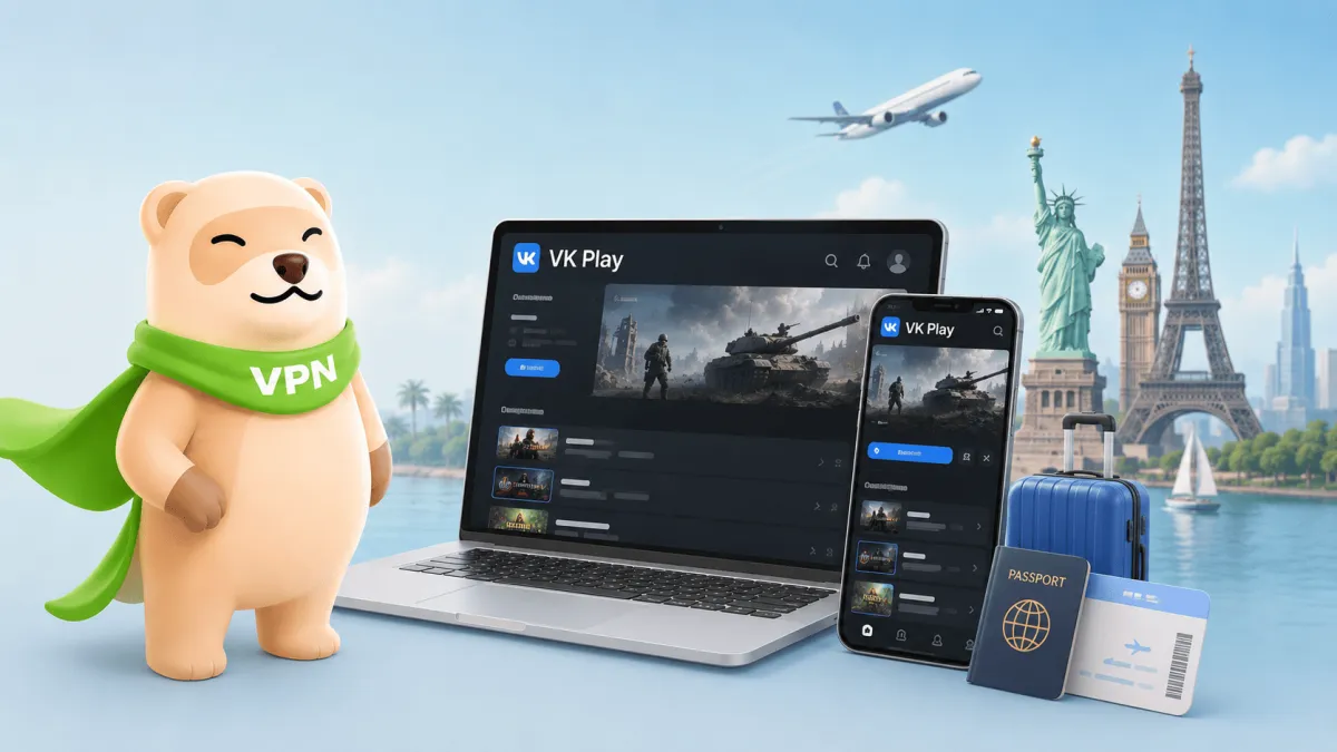 VK Play не работает за границей в 2026 году: что делать и как восстановить доступ
