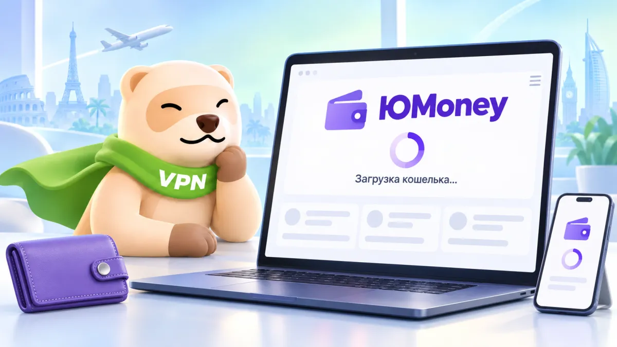 ЮMoney не открывается за границей: как зайти в кошелёк в 2026 году