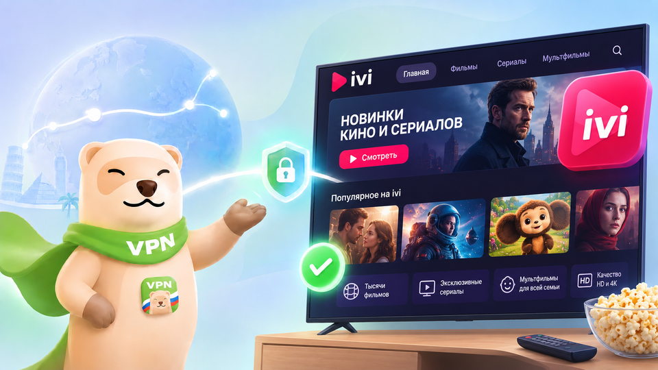 Как смотреть ИВИ за границей в 2026 году 🎬🍿